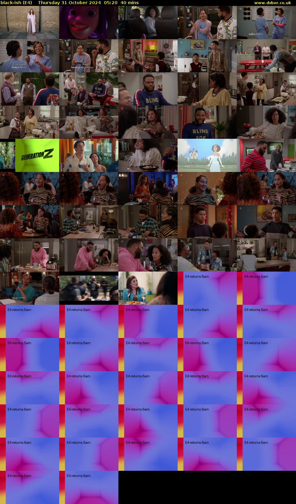 black-ish (E4) Thursday 31 October 2024 05:20 - 06:00