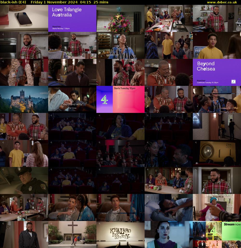 black-ish (E4) Friday 1 November 2024 04:15 - 04:40