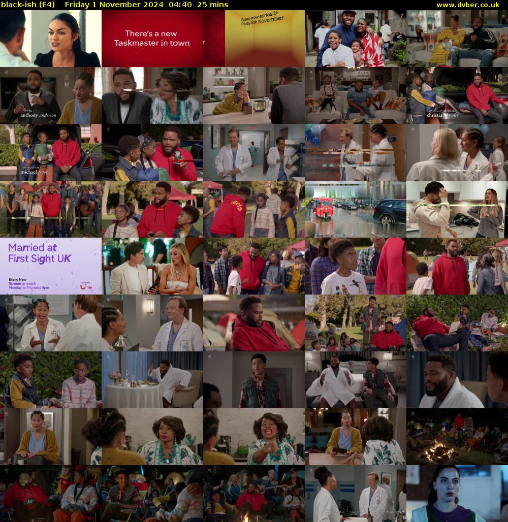 black-ish (E4) Friday 1 November 2024 04:40 - 05:05