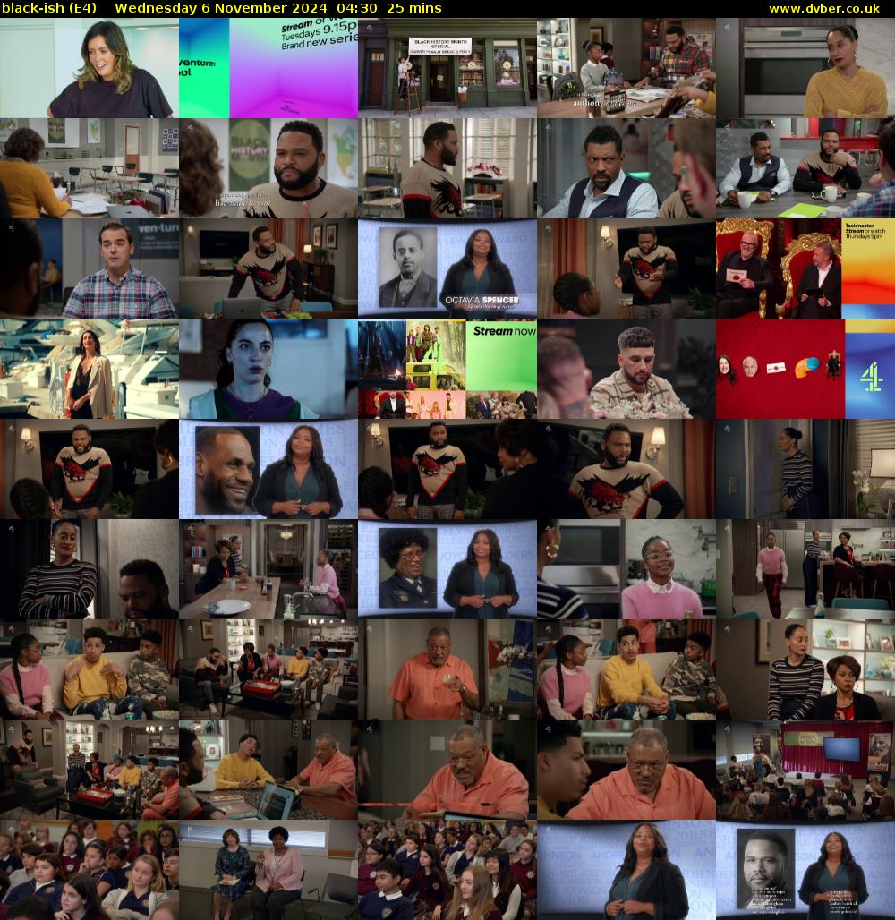 black-ish (E4) Wednesday 6 November 2024 04:30 - 04:55