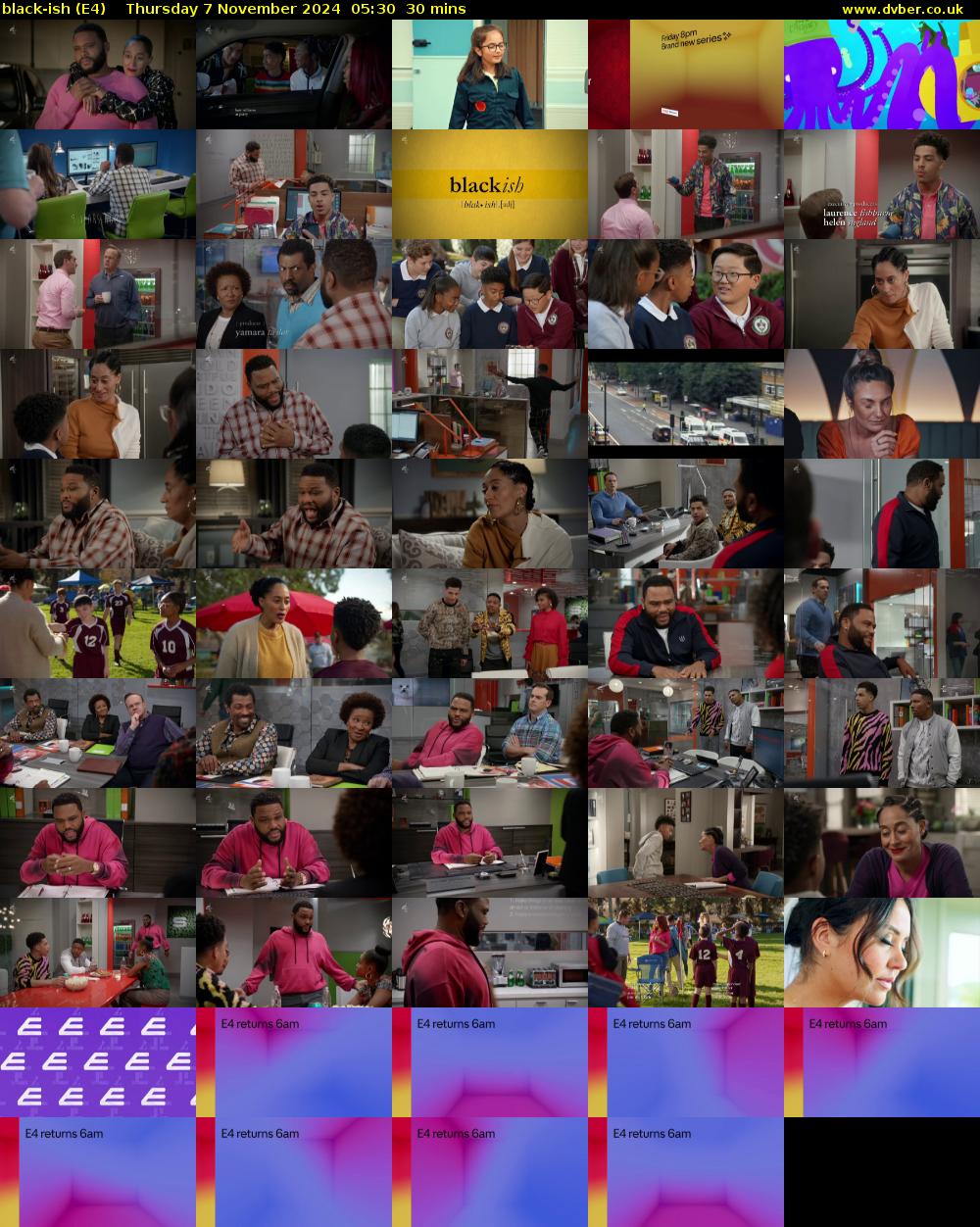 black-ish (E4) Thursday 7 November 2024 05:30 - 06:00