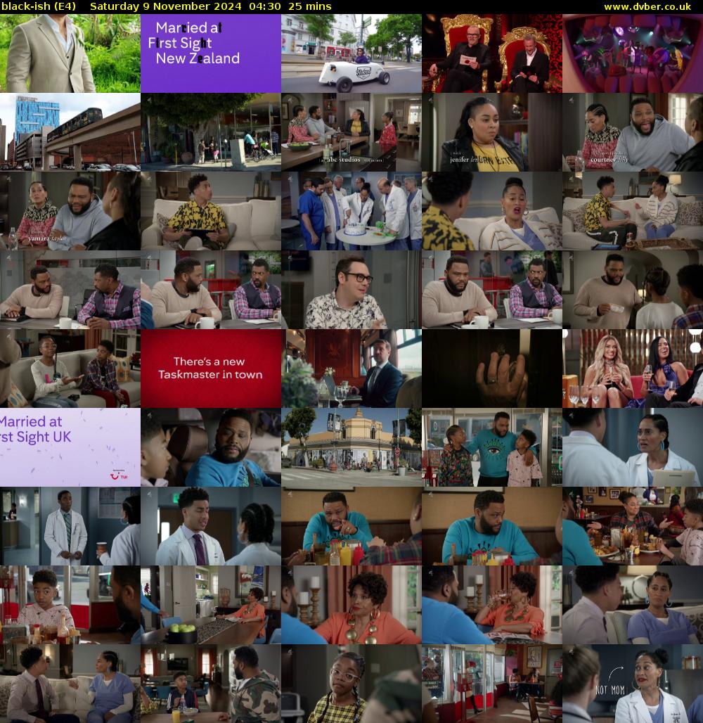 black-ish (E4) Saturday 9 November 2024 04:30 - 04:55