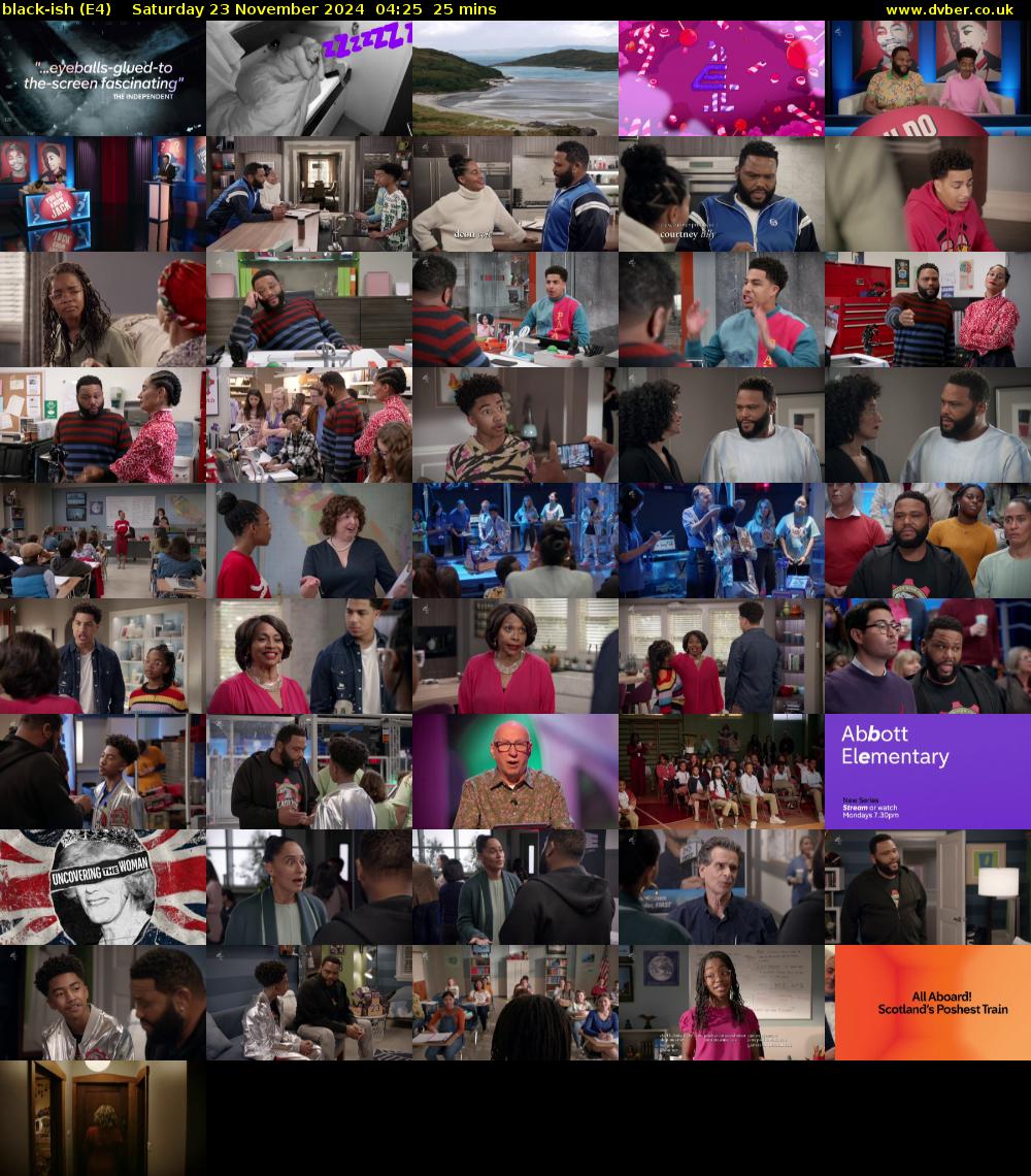 black-ish (E4) Saturday 23 November 2024 04:25 - 04:50