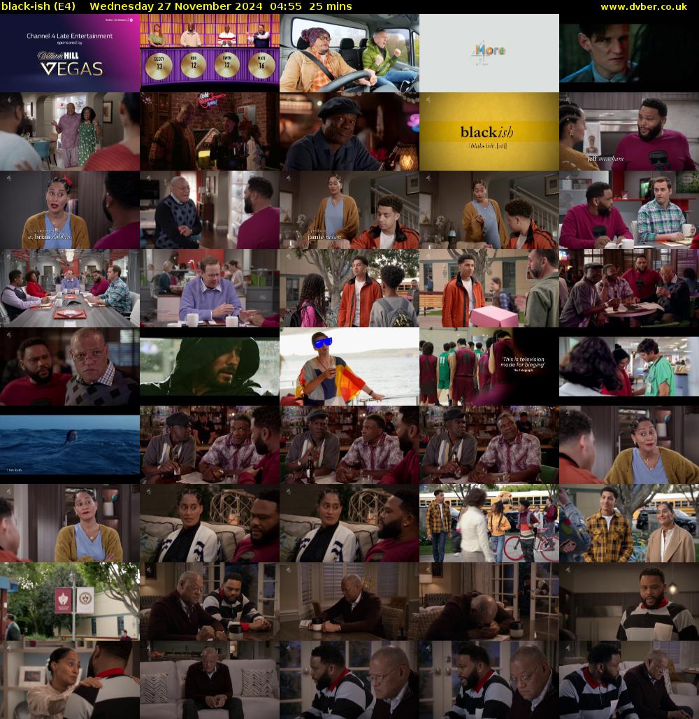 black-ish (E4) Wednesday 27 November 2024 04:55 - 05:20