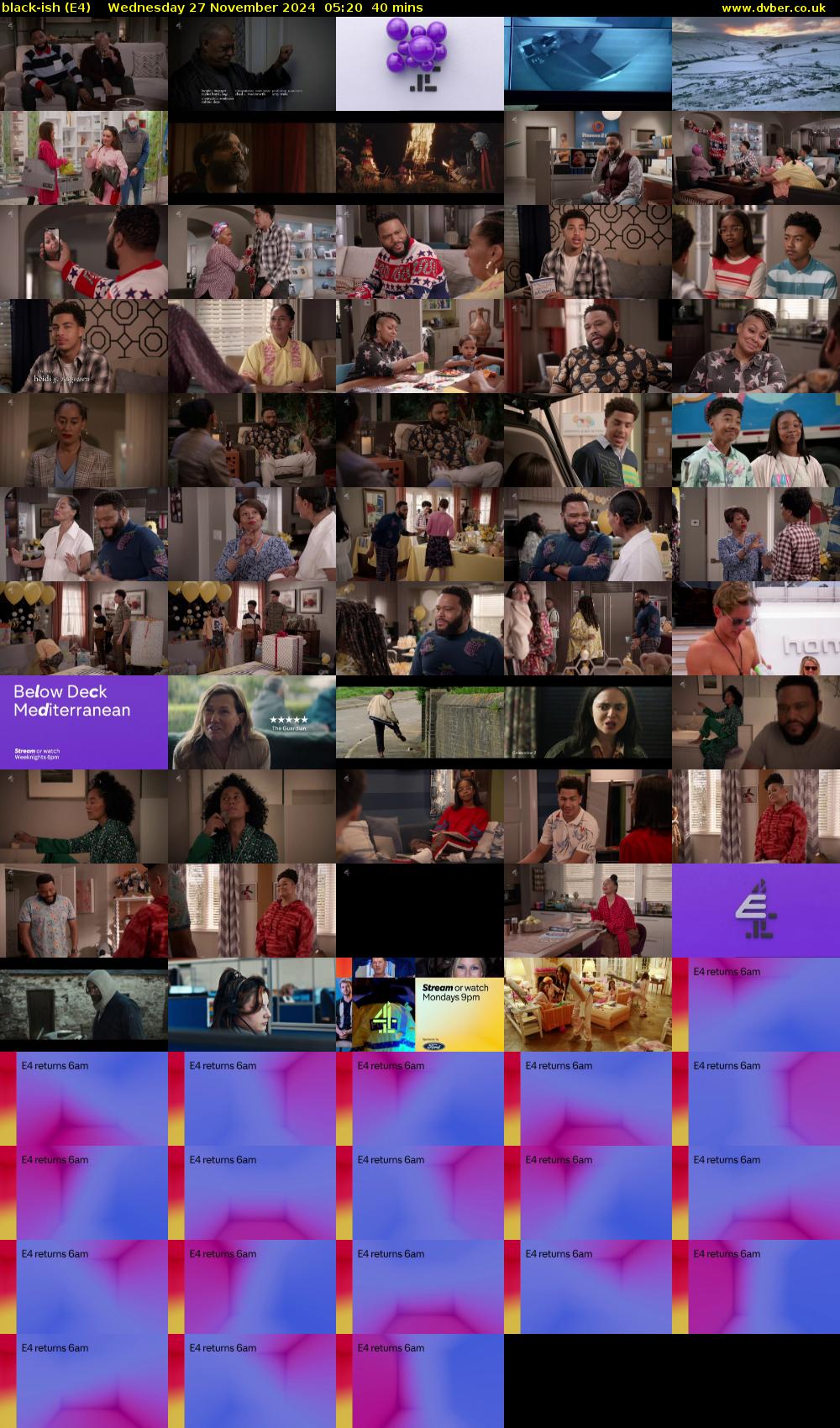 black-ish (E4) Wednesday 27 November 2024 05:20 - 06:00