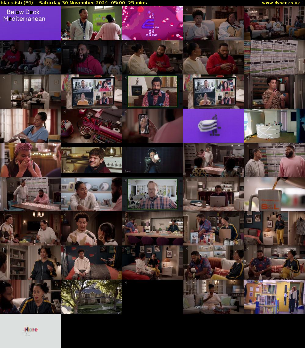 black-ish (E4) Saturday 30 November 2024 05:00 - 05:25