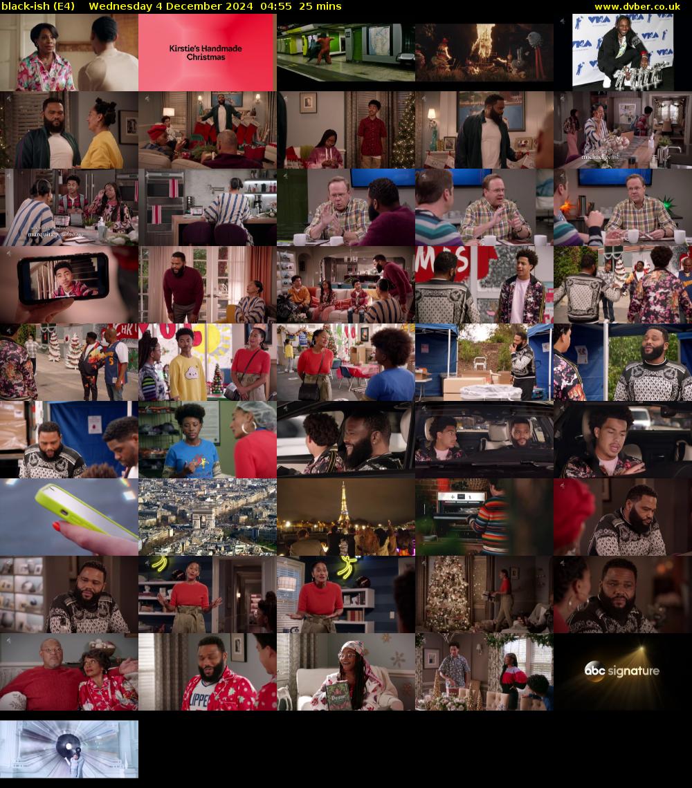 black-ish (E4) Wednesday 4 December 2024 04:55 - 05:20