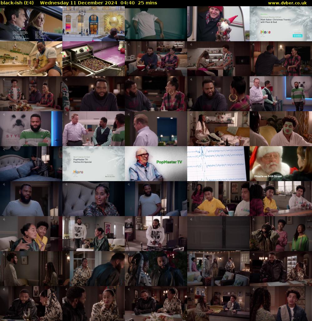 black-ish (E4) Wednesday 11 December 2024 04:40 - 05:05