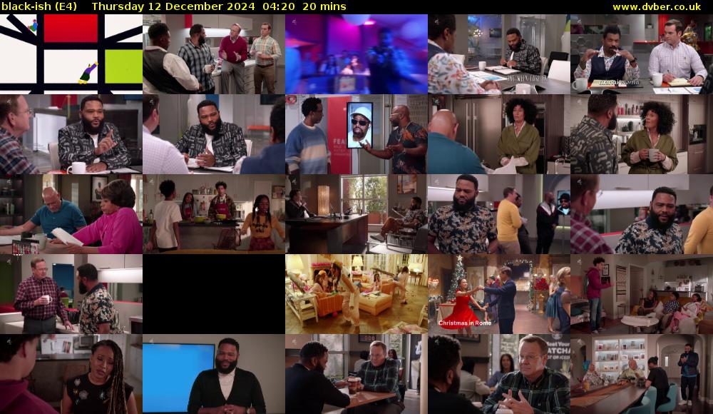 black-ish (E4) Thursday 12 December 2024 04:20 - 04:40