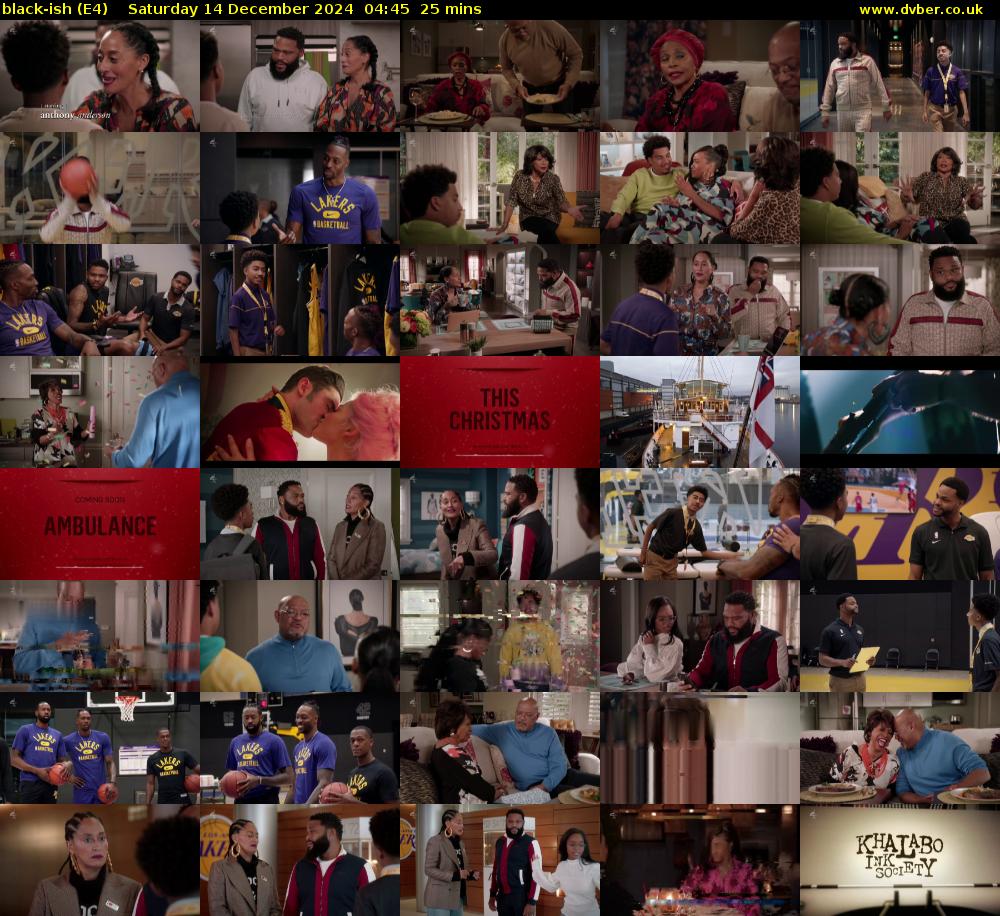 black-ish (E4) Saturday 14 December 2024 04:45 - 05:10