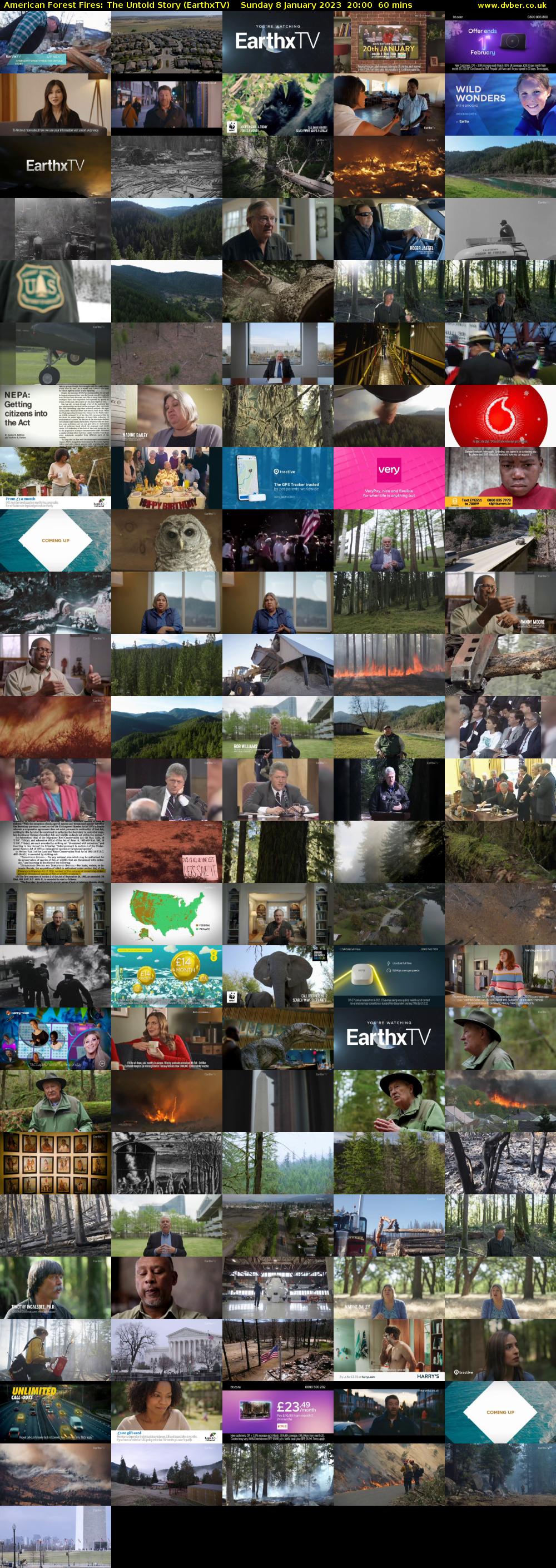  American Forest Fires: The Untold Story (EarthxTV) Sunday 8 January 2023 20:00 - 21:00
