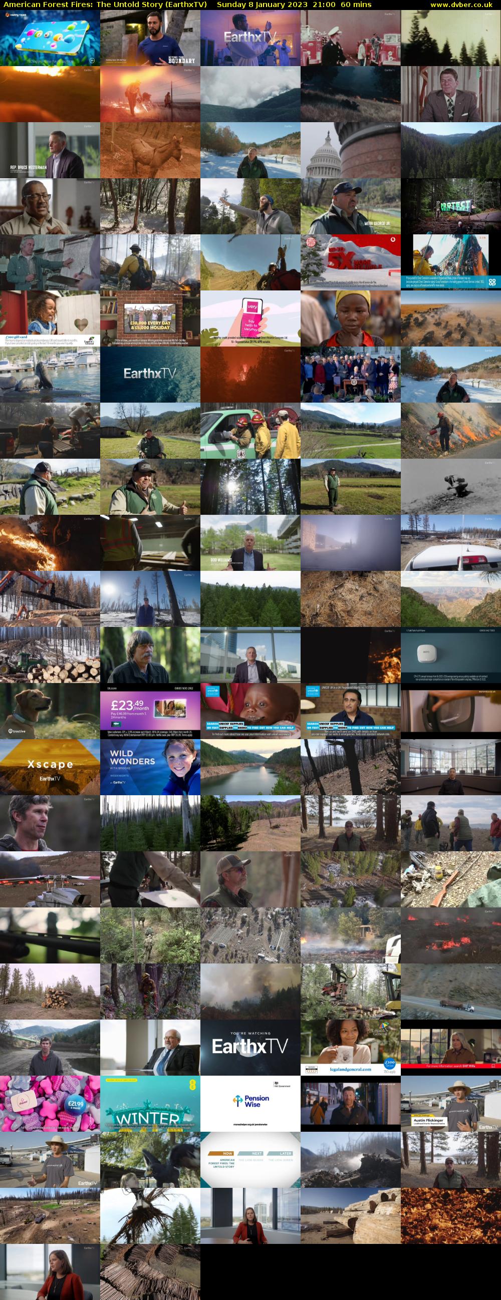  American Forest Fires: The Untold Story (EarthxTV) Sunday 8 January 2023 21:00 - 22:00