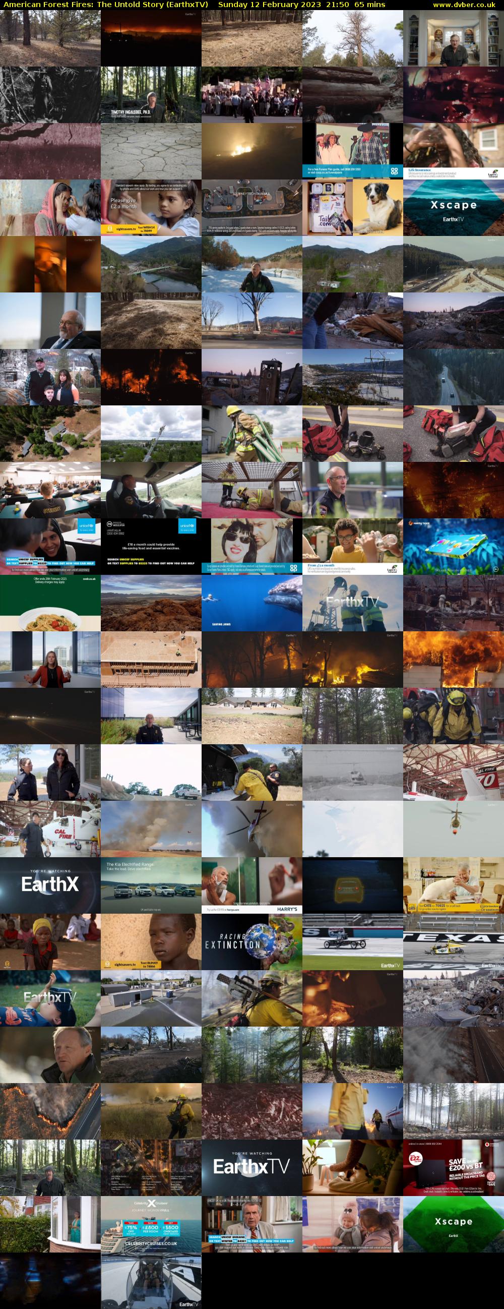 American Forest Fires: The Untold Story (EarthxTV) Sunday 12 February 2023 21:50 - 22:55