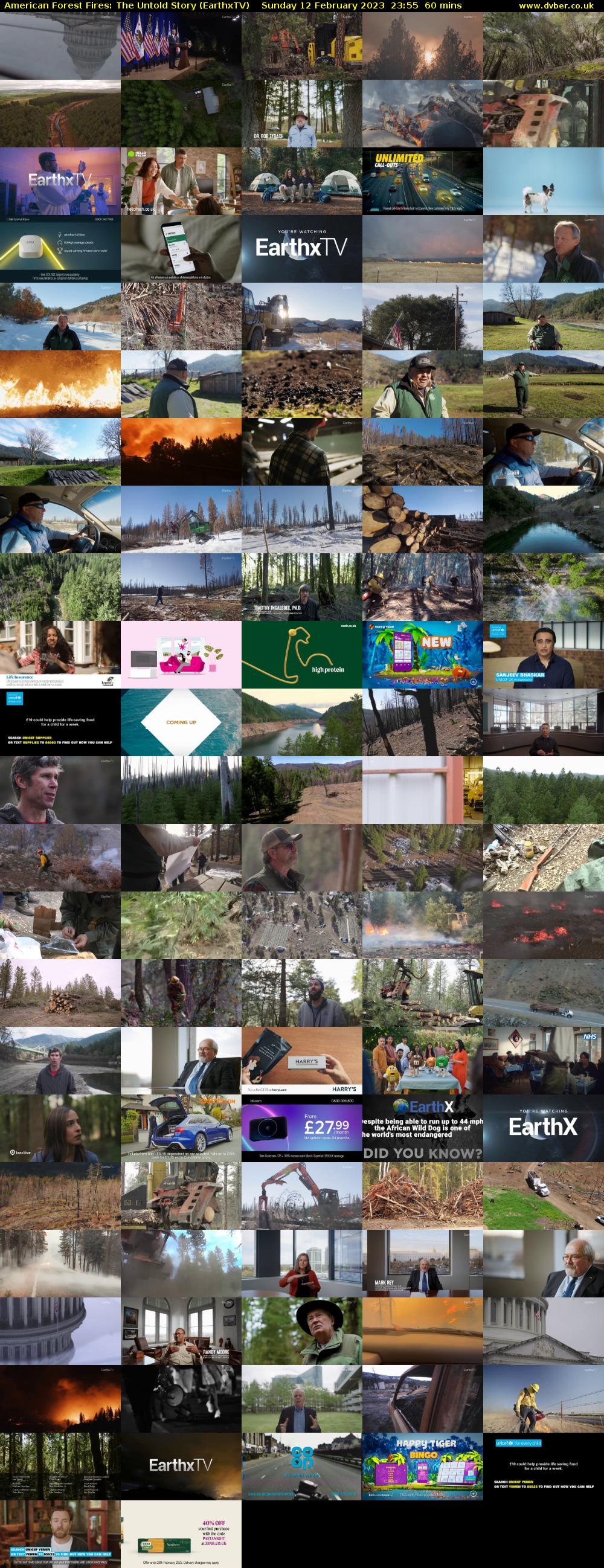  American Forest Fires: The Untold Story (EarthxTV) Sunday 12 February 2023 23:55 - 00:55