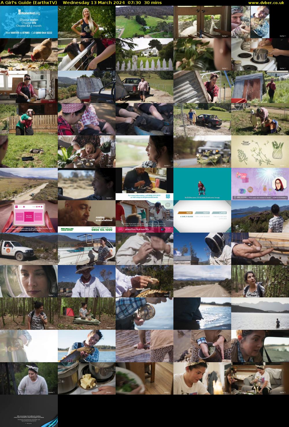 A Girl's Guide (EarthxTV) Wednesday 13 March 2024 07:30 - 08:00