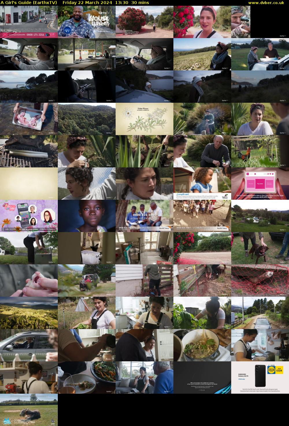 A Girl's Guide (EarthxTV) Friday 22 March 2024 13:30 - 14:00