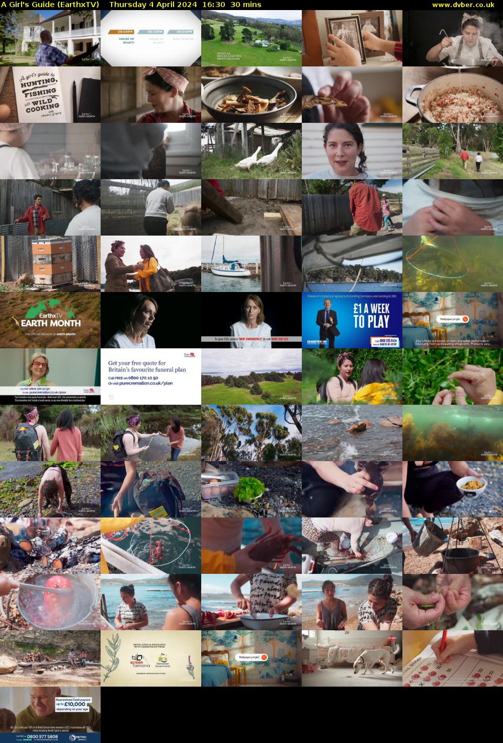 A Girl's Guide (EarthxTV) Thursday 4 April 2024 16:30 - 17:00