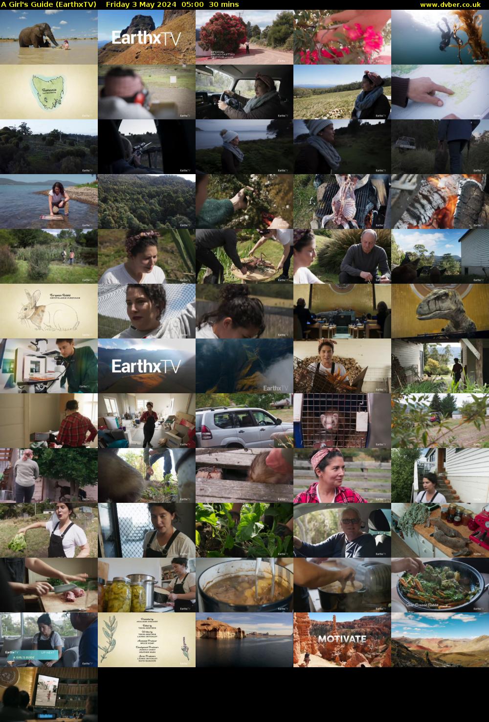 A Girl's Guide (EarthxTV) Friday 3 May 2024 05:00 - 05:30