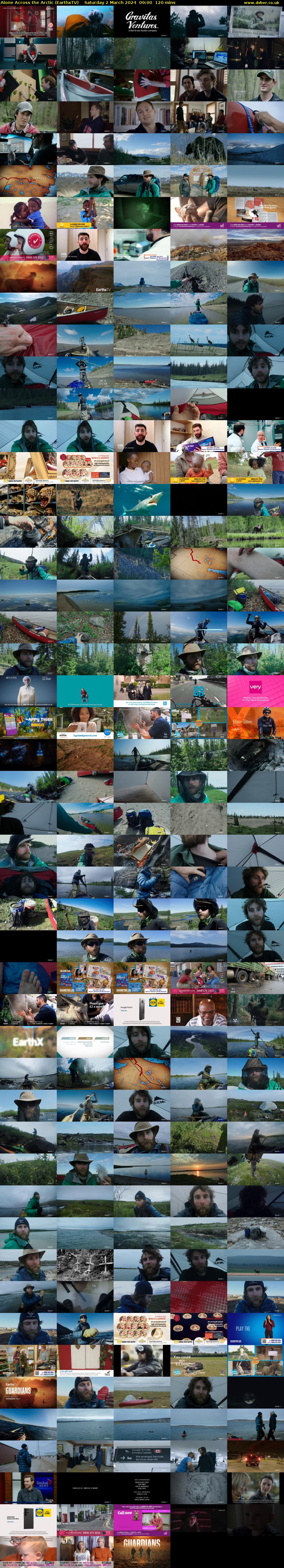 Alone Across the Arctic (EarthxTV) Saturday 2 March 2024 09:00 - 11:00