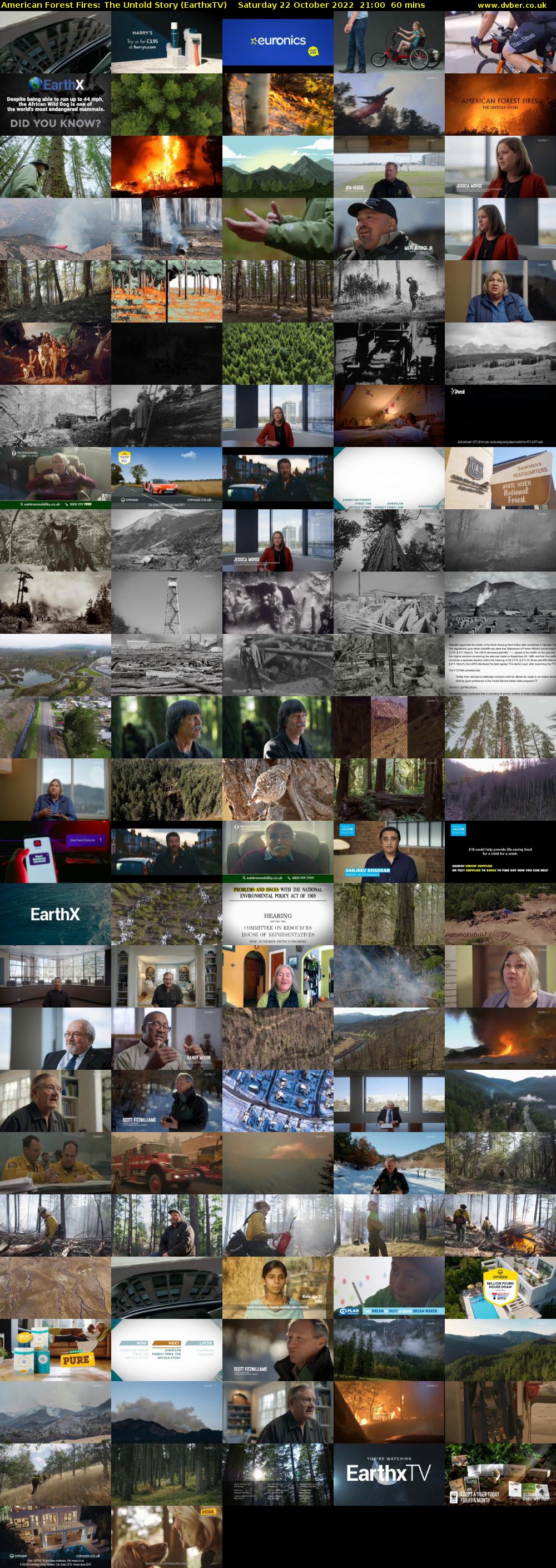 American Forest Fires: The Untold Story (EarthxTV) Saturday 22 October 2022 21:00 - 22:00