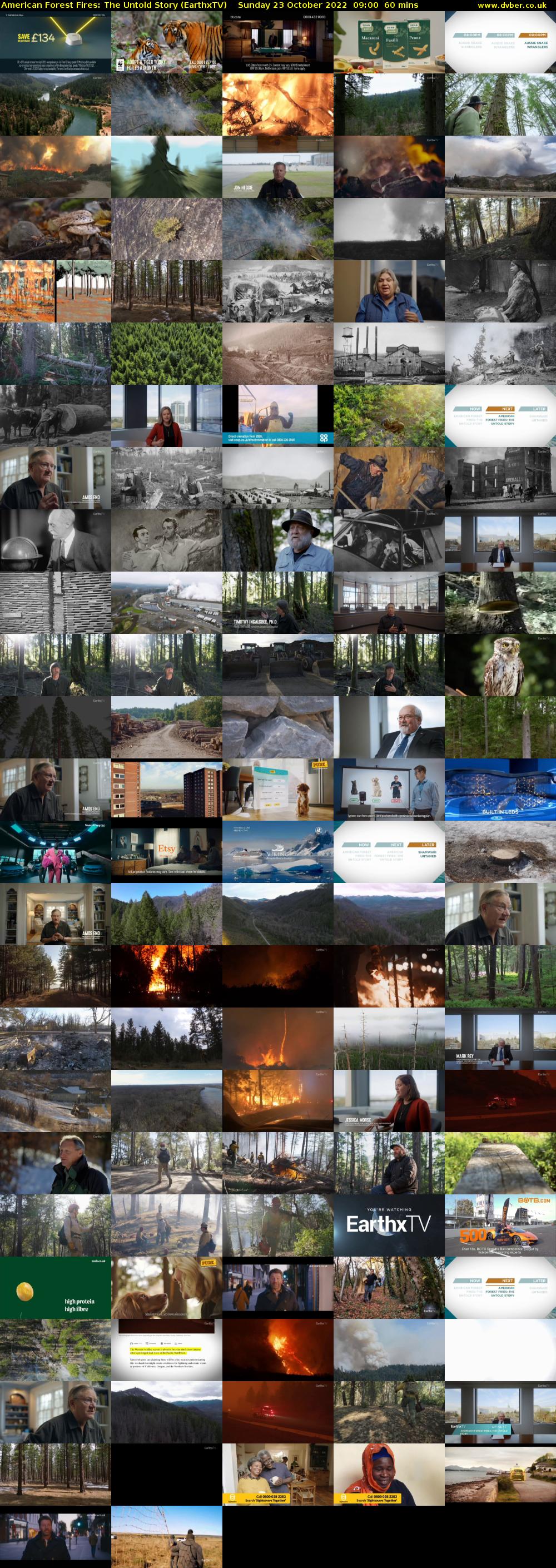 American Forest Fires: The Untold Story (EarthxTV) Sunday 23 October 2022 09:00 - 10:00