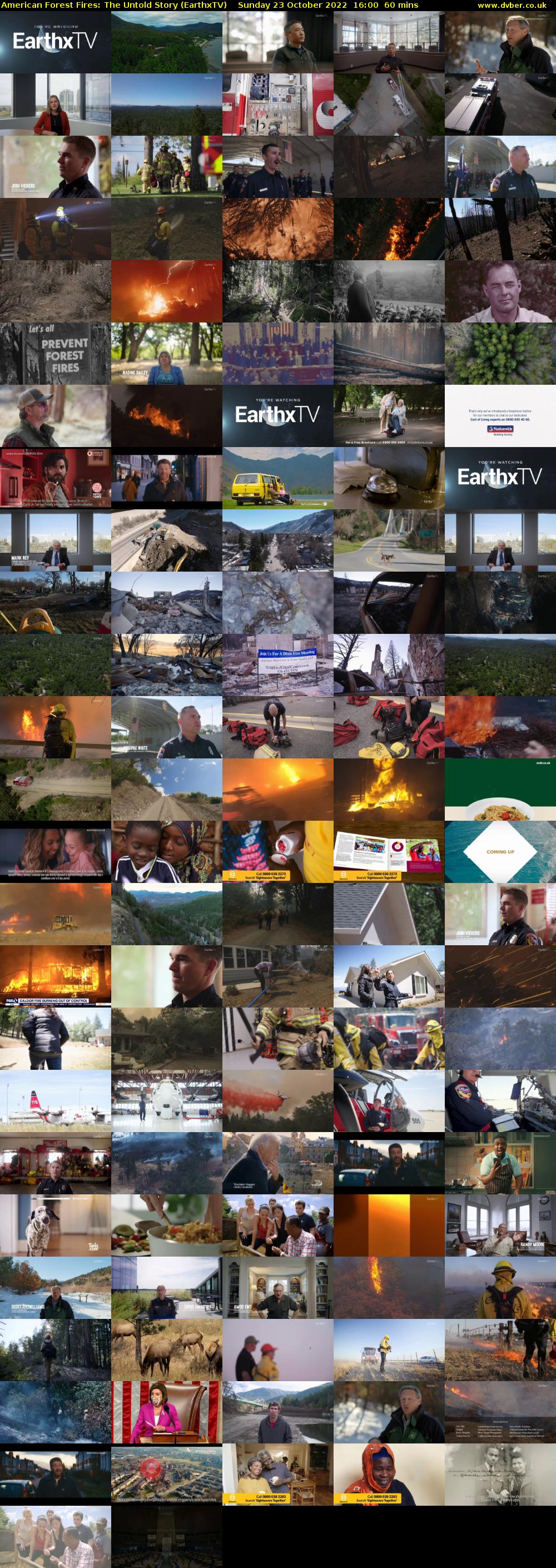 American Forest Fires: The Untold Story (EarthxTV) Sunday 23 October 2022 16:00 - 17:00
