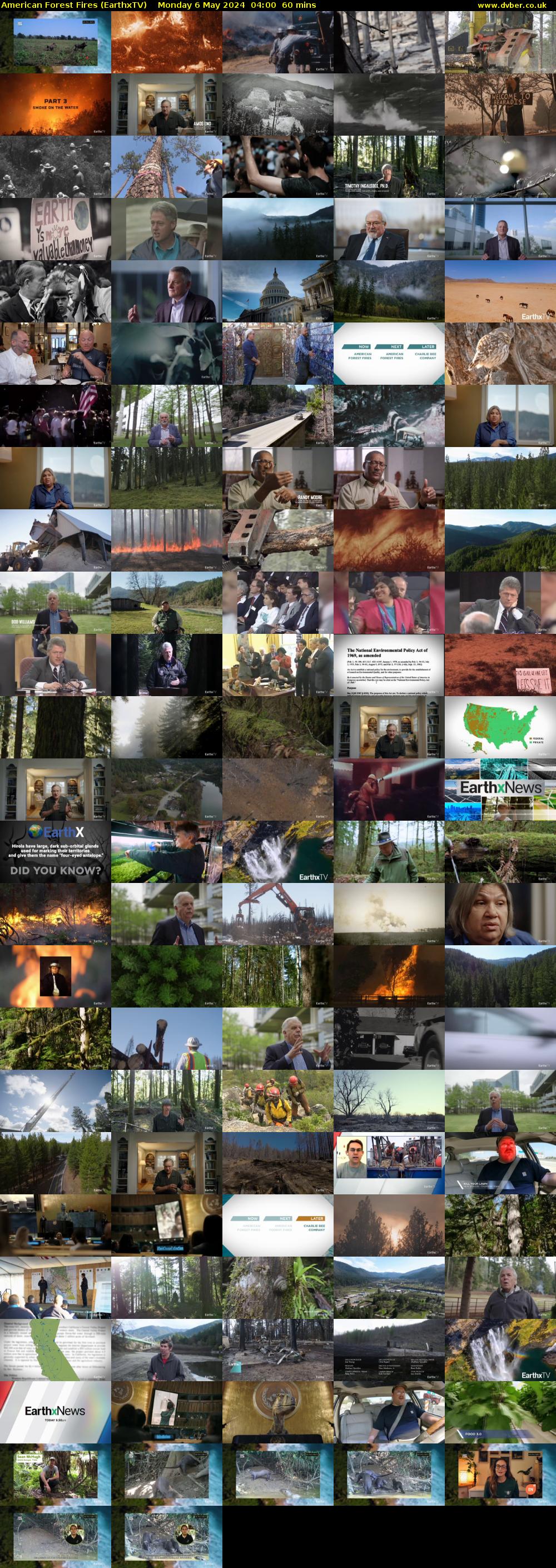 American Forest Fires (EarthxTV) Monday 6 May 2024 04:00 - 05:00