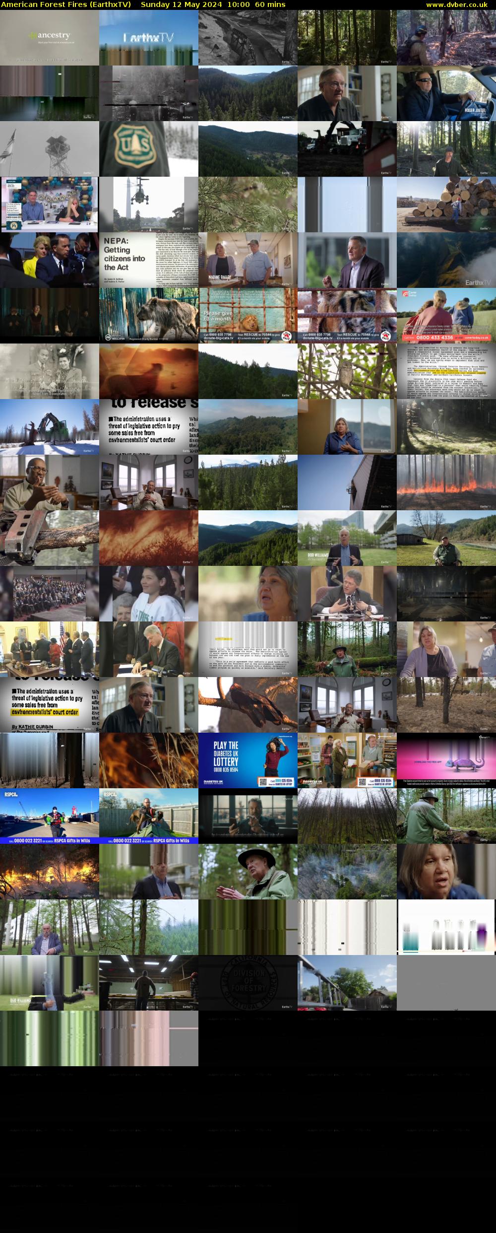American Forest Fires (EarthxTV) Sunday 12 May 2024 10:00 - 11:00