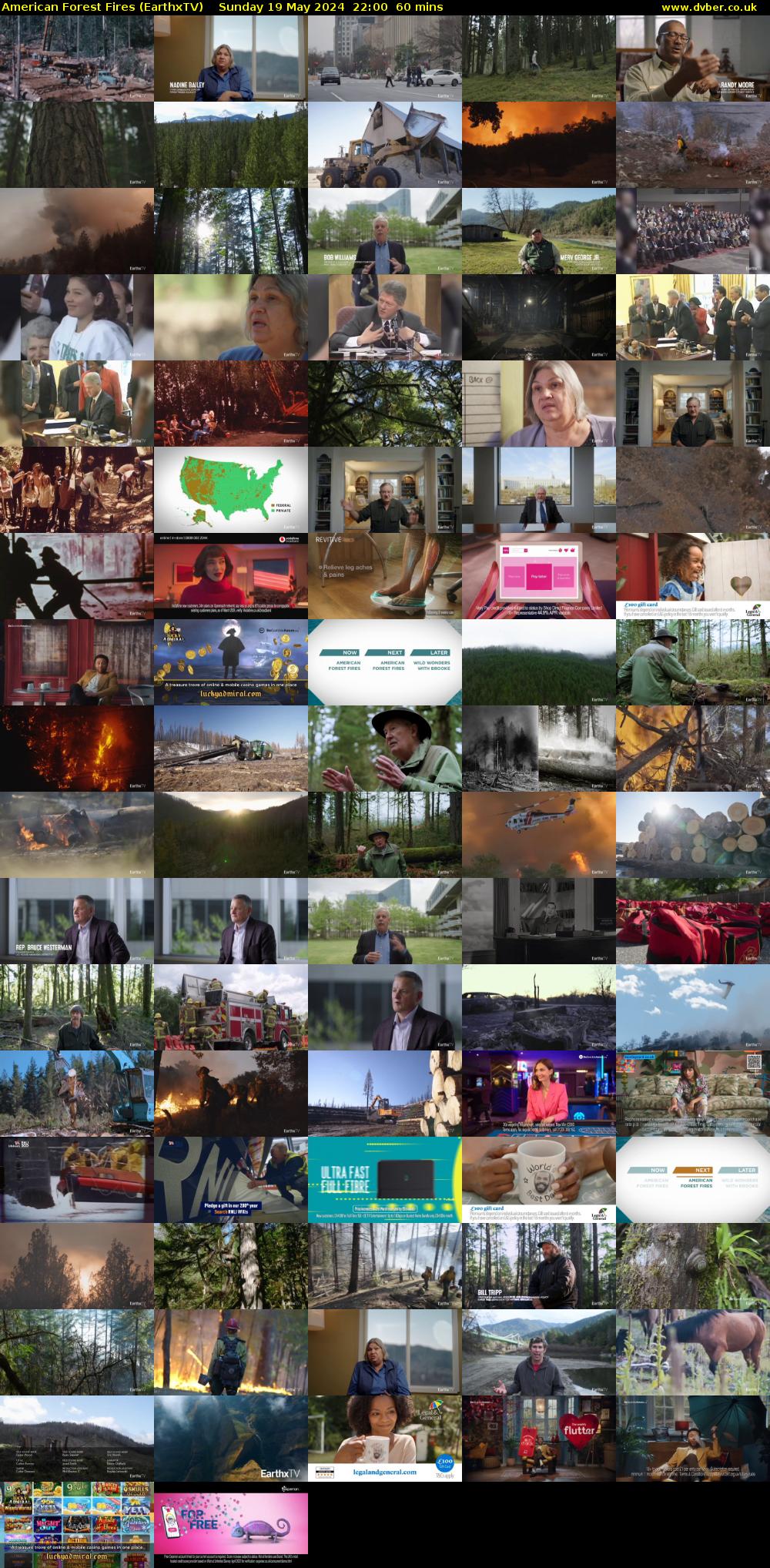 American Forest Fires (EarthxTV) Sunday 19 May 2024 22:00 - 23:00