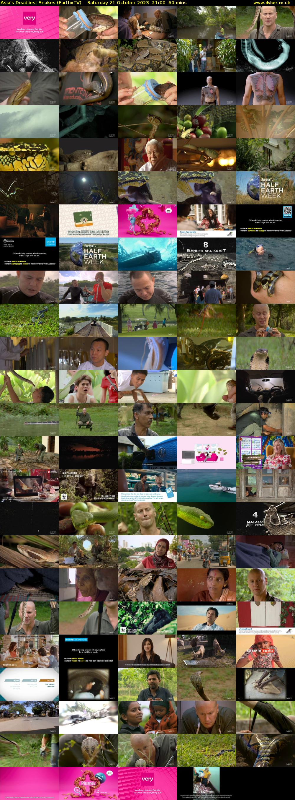 Asia's Deadliest Snakes (EarthxTV) Saturday 21 October 2023 21:00 - 22:00
