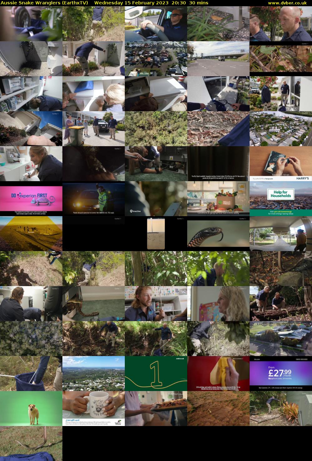 Aussie Snake Wranglers (EarthxTV) Wednesday 15 February 2023 20:30 - 21:00