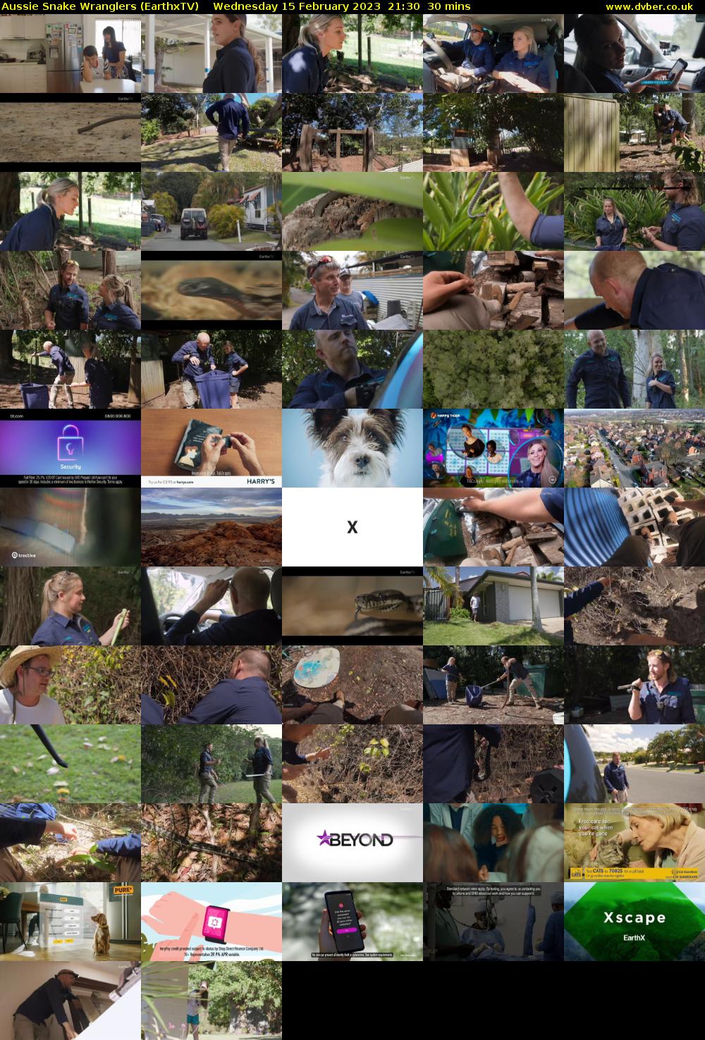Aussie Snake Wranglers (EarthxTV) Wednesday 15 February 2023 21:30 - 22:00