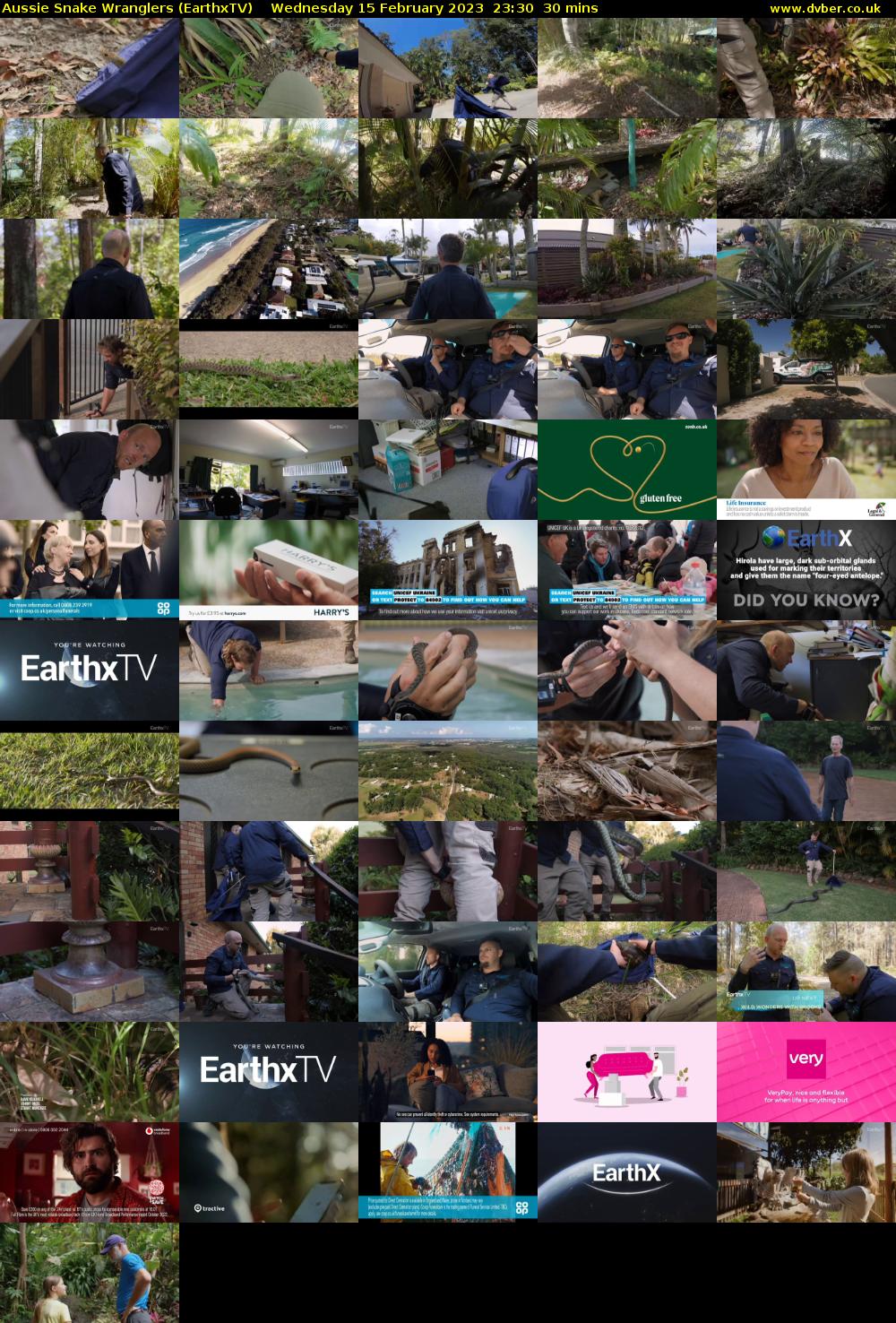 Aussie Snake Wranglers (EarthxTV) Wednesday 15 February 2023 23:30 - 00:00