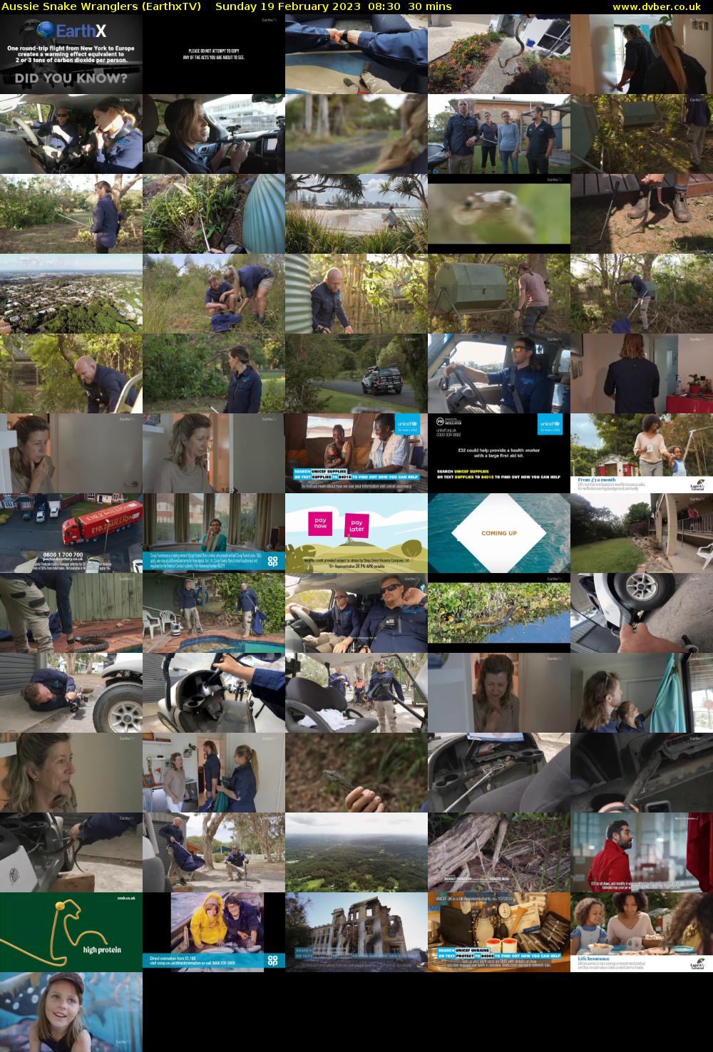 Aussie Snake Wranglers (EarthxTV) Sunday 19 February 2023 08:30 - 09:00