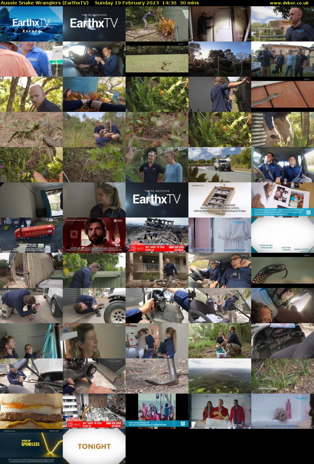 Aussie Snake Wranglers (EarthxTV) Sunday 19 February 2023 14:30 - 15:00
