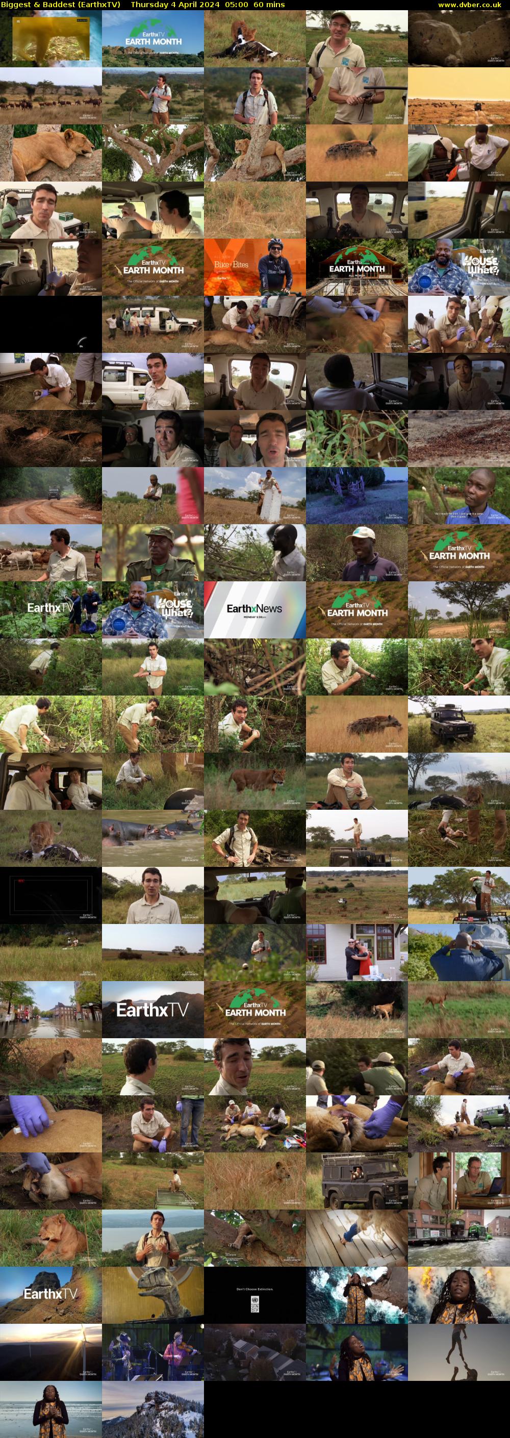 Biggest & Baddest (EarthxTV) Thursday 4 April 2024 05:00 - 06:00