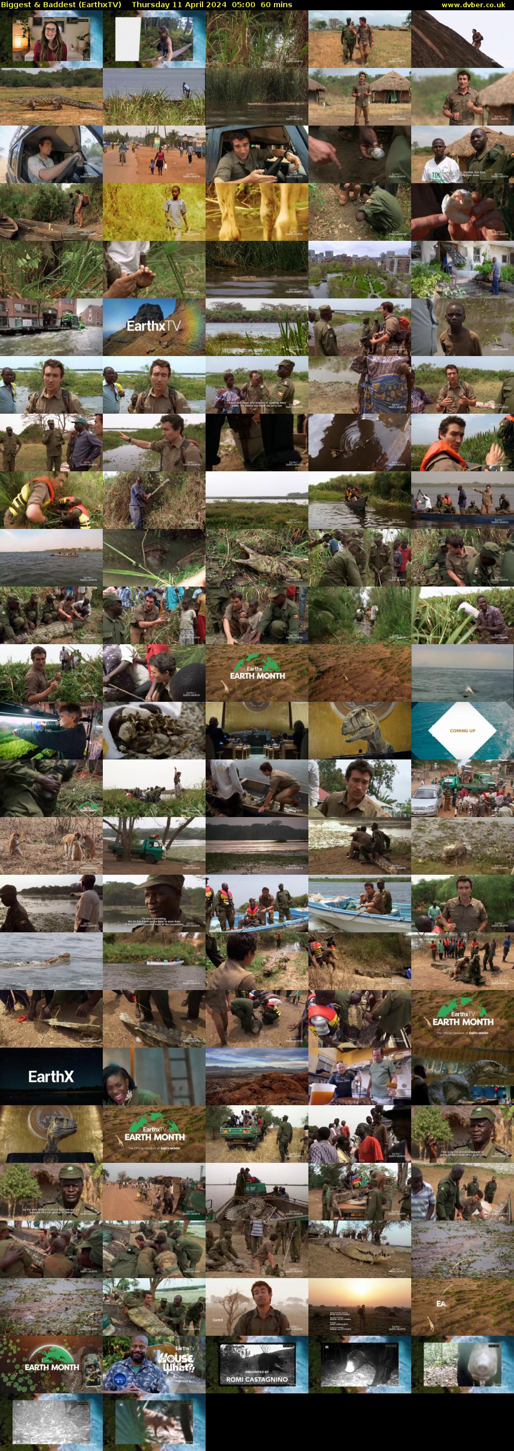 Biggest & Baddest (EarthxTV) Thursday 11 April 2024 05:00 - 06:00