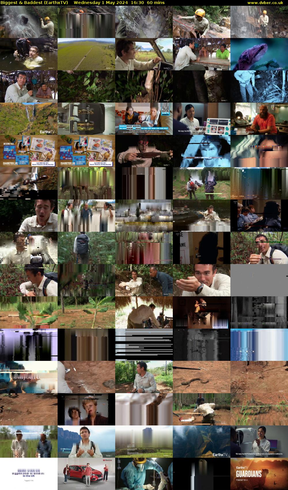 Biggest & Baddest (EarthxTV) Wednesday 1 May 2024 16:30 - 17:30