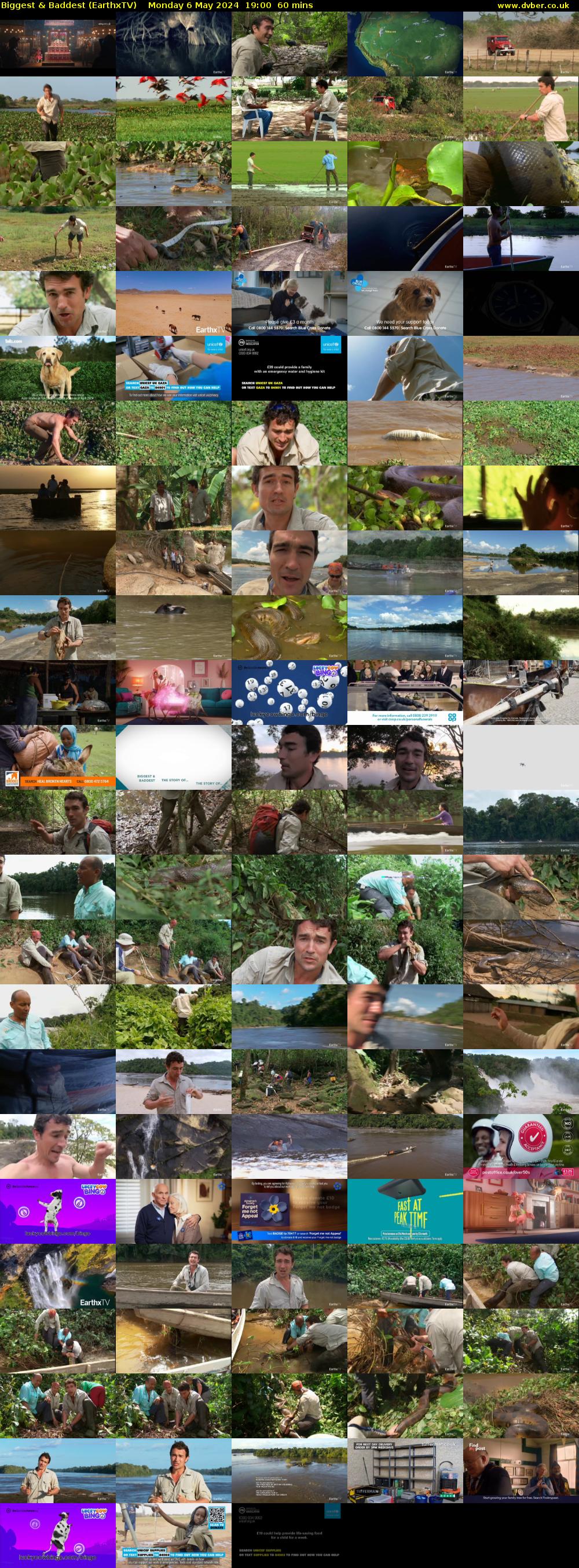 Biggest & Baddest (EarthxTV) Monday 6 May 2024 19:00 - 20:00