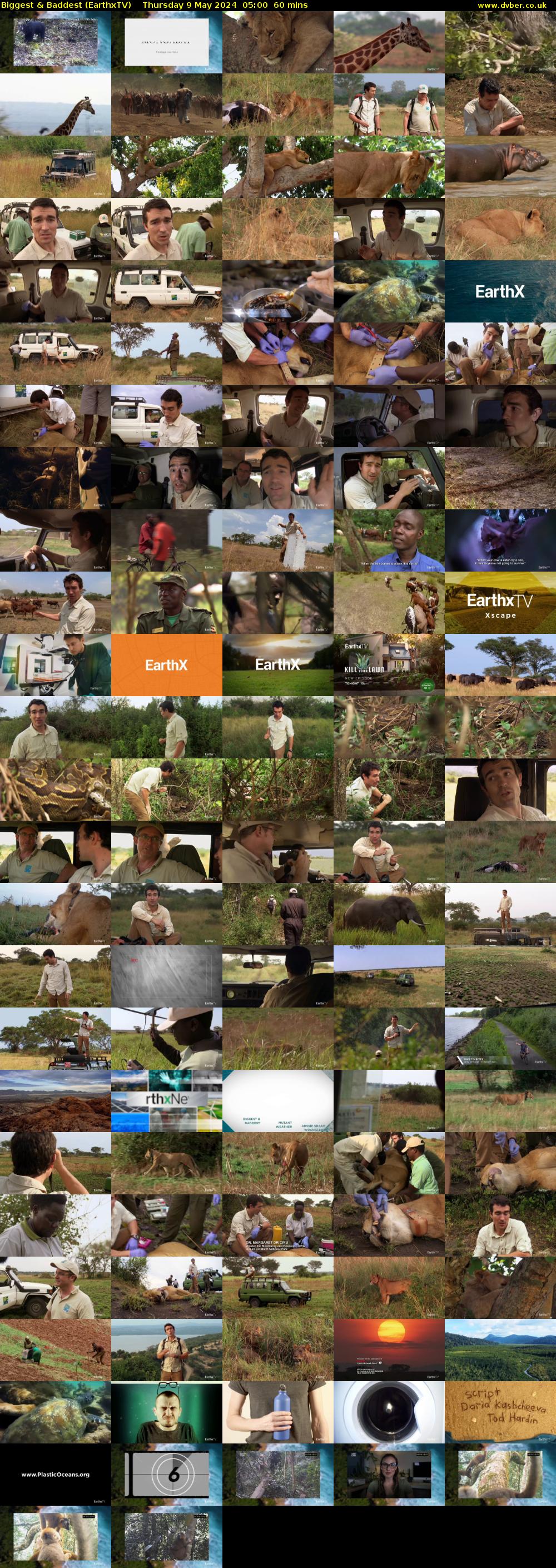 Biggest & Baddest (EarthxTV) Thursday 9 May 2024 05:00 - 06:00