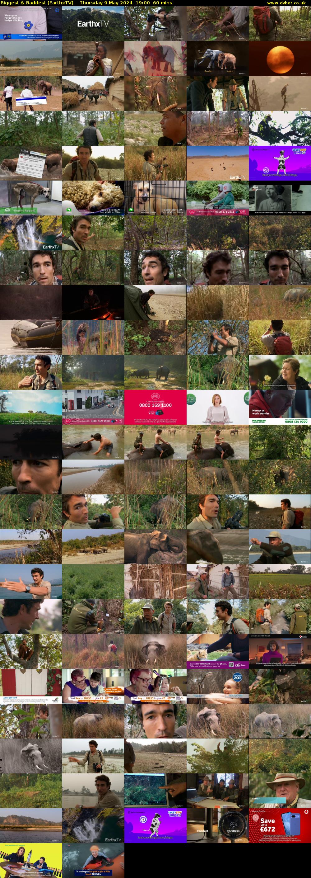 Biggest & Baddest (EarthxTV) Thursday 9 May 2024 19:00 - 20:00