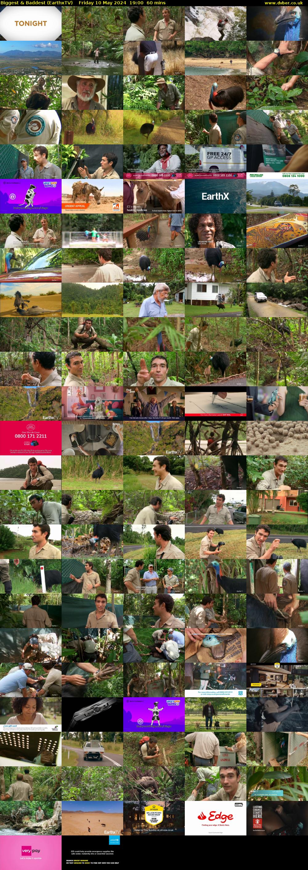 Biggest & Baddest (EarthxTV) Friday 10 May 2024 19:00 - 20:00