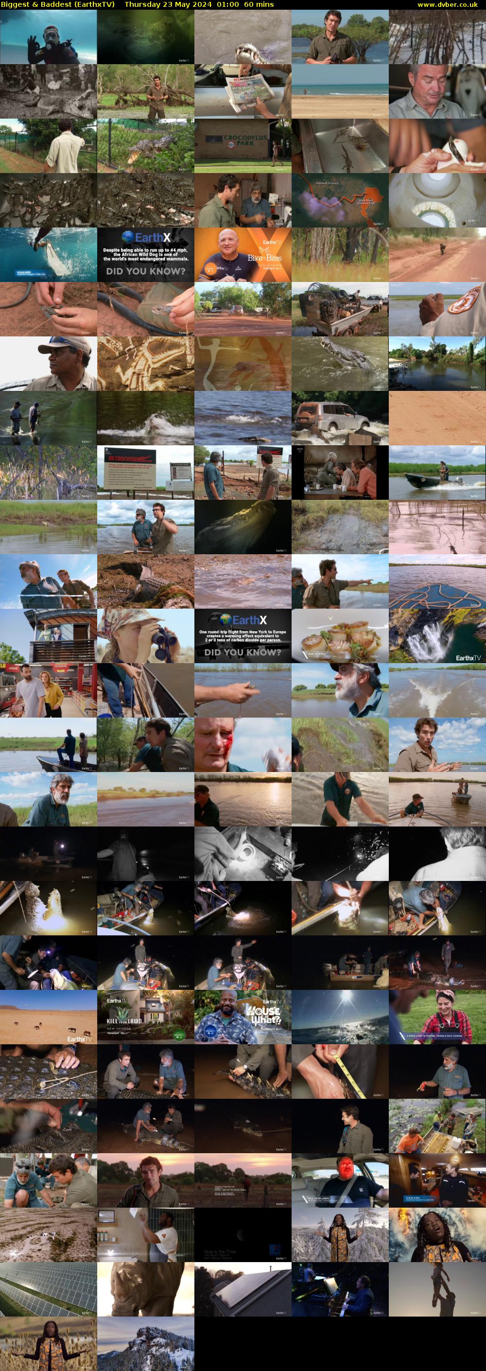 Biggest & Baddest (EarthxTV) Thursday 23 May 2024 01:00 - 02:00
