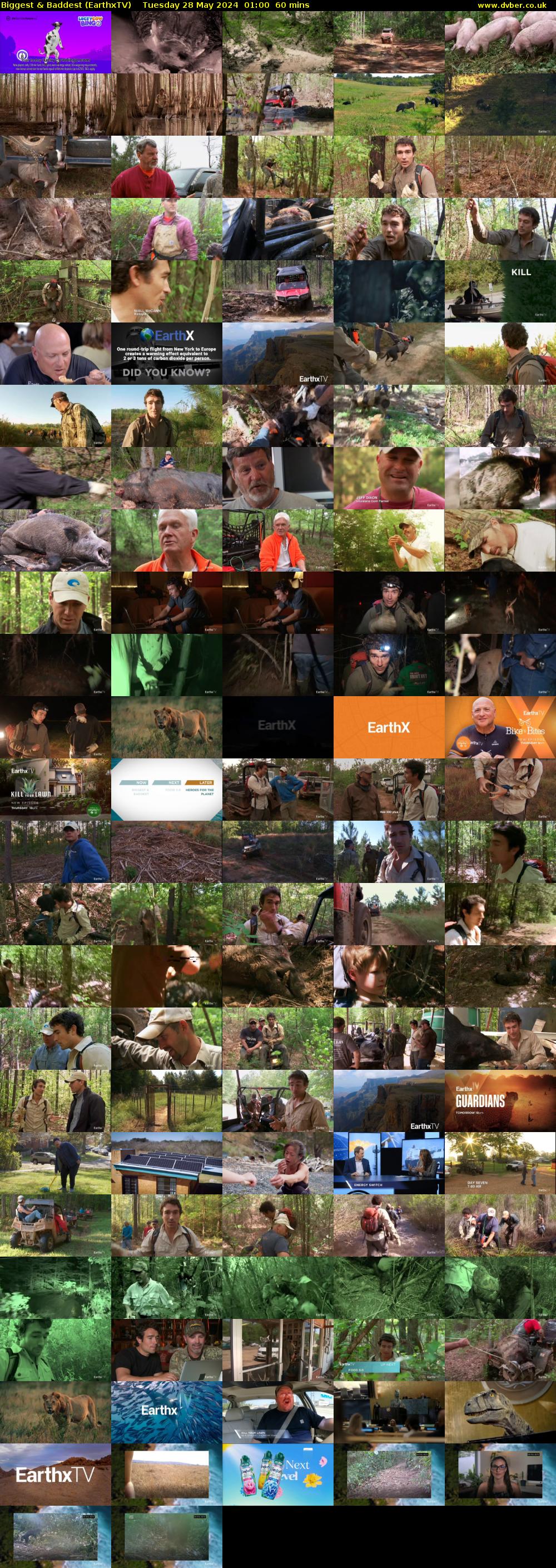Biggest & Baddest (EarthxTV) Tuesday 28 May 2024 01:00 - 02:00