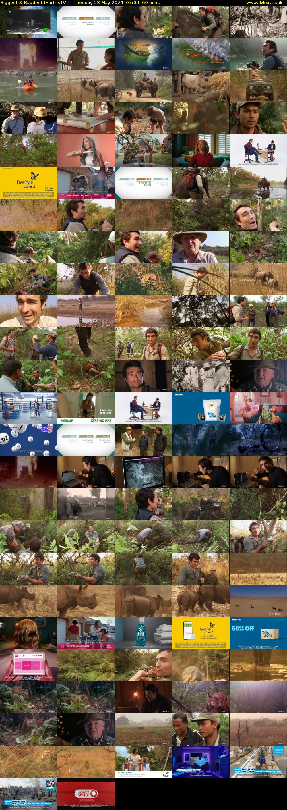 Biggest & Baddest (EarthxTV) Tuesday 28 May 2024 07:00 - 08:00