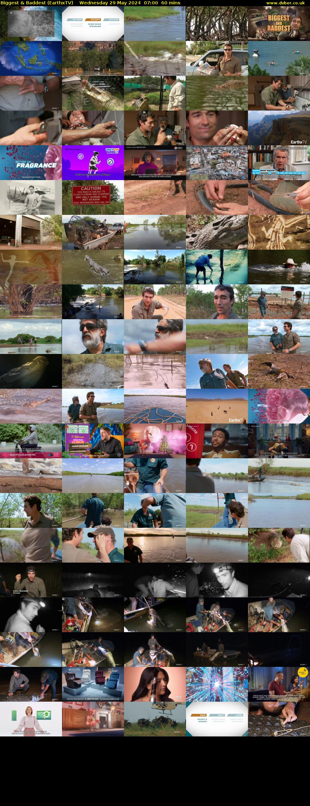 Biggest & Baddest (EarthxTV) Wednesday 29 May 2024 07:00 - 08:00