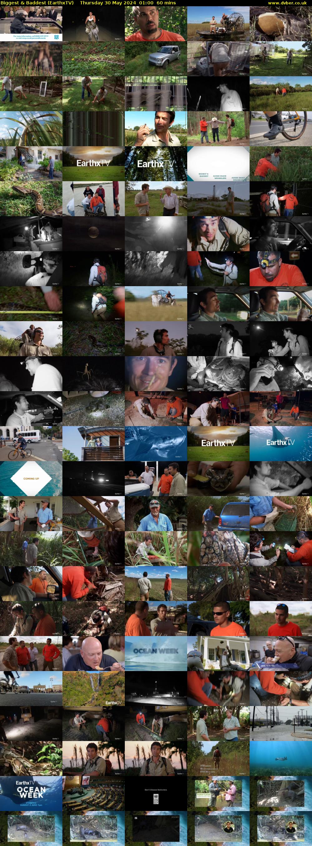 Biggest & Baddest (EarthxTV) Thursday 30 May 2024 01:00 - 02:00