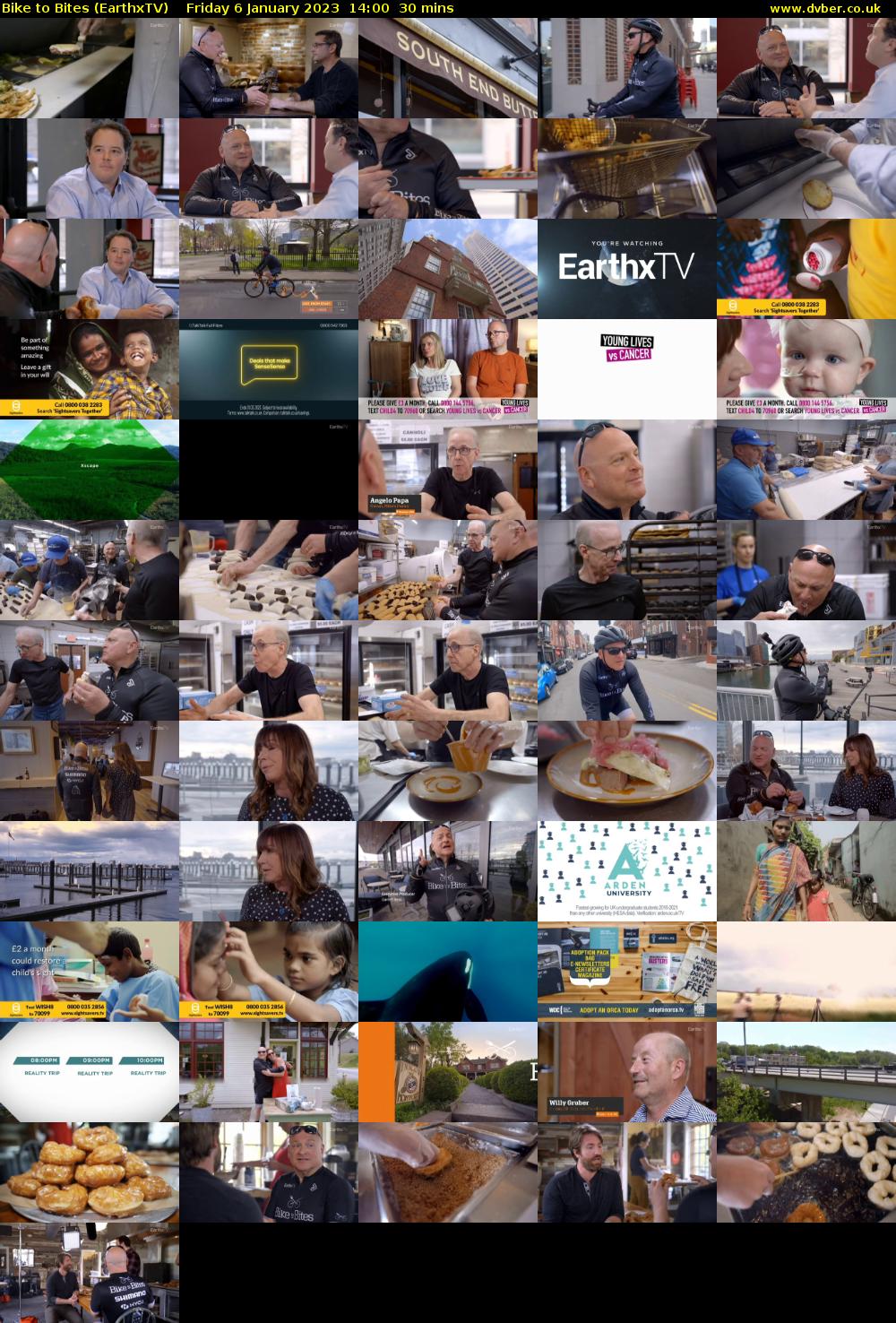 Bike to Bites (EarthxTV) Friday 6 January 2023 14:00 - 14:30