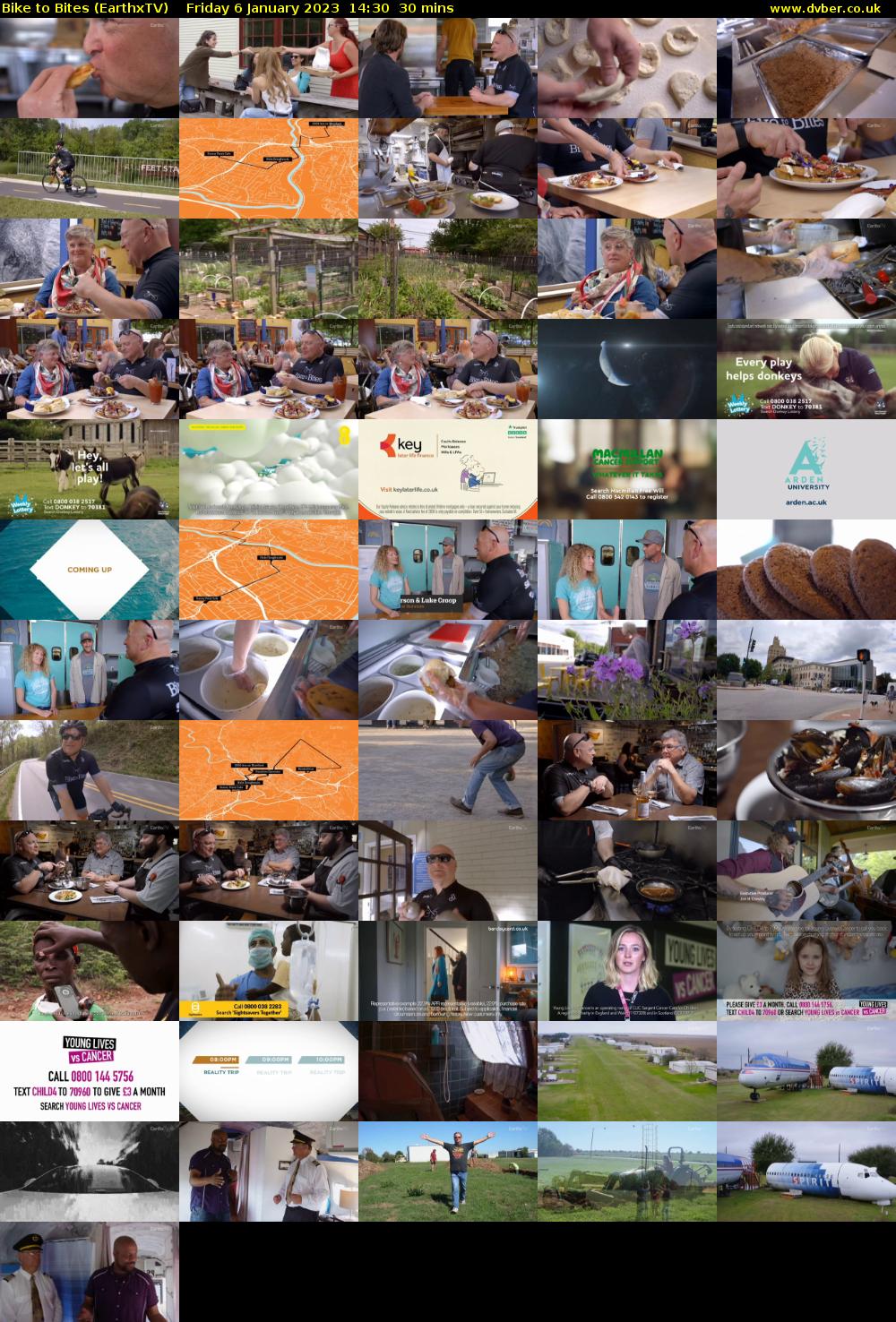 Bike to Bites (EarthxTV) Friday 6 January 2023 14:30 - 15:00
