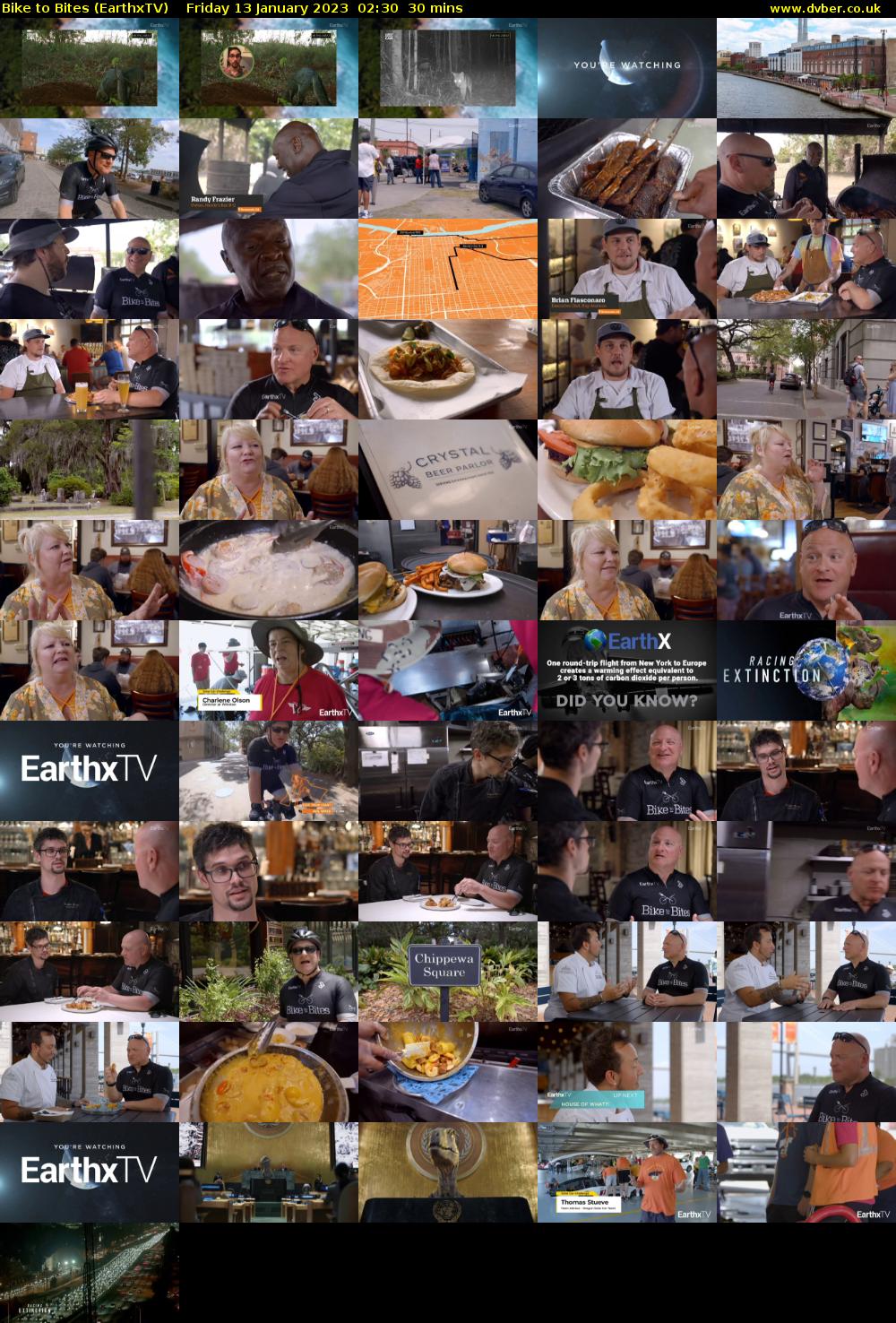 Bike to Bites (EarthxTV) Friday 13 January 2023 02:30 - 03:00